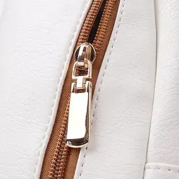 Топова слінг сумка для жінок з екошкіри Vintage 22746 біла - мініатюра 8