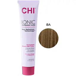 Крем-фарба для волосся CHI Ionic 8A середній попелястий блонд професійна безаміачна 85 г - мініатюра 2