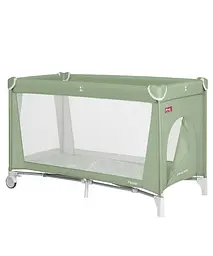 Манеж дитячий ігровий з матрацом і сумкою для транспортування Piccolo Sand Beige 125*65 см CARRELLO бежевий - мініатюра 4