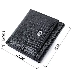 Жіночий шкіряний гаманець ST Leather 10х9х1,5 см acs0029404 - мініатюра 3