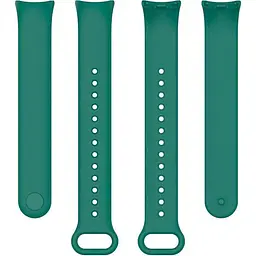 Ремінець для фітнес-браслету Xiaomi Smart Band 8 / 9 / 10 Soft Touch Dark Green [84631] - мініатюра 3