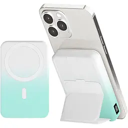 Портативний ЗП Power Bank JJT-A27-1 Gradient PD20W+QC 22.5W з БЗП 10000 mAh White / Green - мініатюра 2