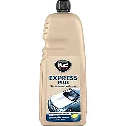 Автомобільний шампунь K2 Express Plus з воском білий К140 1л