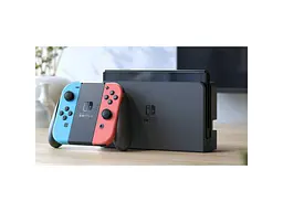 Портативна ігрова приставка Nintendo Switch OLED with Neon Blue and Neon Red Joy-Con (045496453442) - мініатюра 7