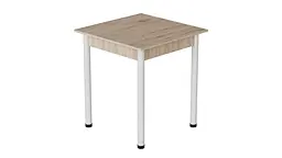 Стіл кухонний Ferrum-decor Агата 75x80x80 Білий ДСП Сан-Марино 16мм (FRD-105635)