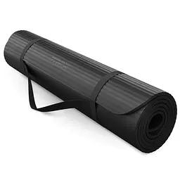 Коврик для йоги Trex Sport TX-019NGM NBR 1см 190х80 чорний