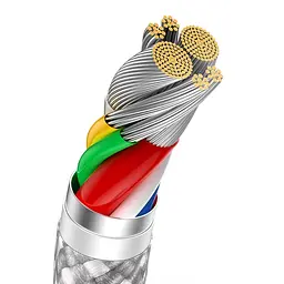 Кабель Baseus Dynamic Series Fast Charging Data Cable Type-C to Type-C 100W 1m CALD000202 White - мініатюра 6