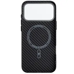 Чохол до мобільного телефона Armorstandart LikeCarbon2 MagCase Apple iPhone 17 Pro Max Carbon Black (ARM86259) - мініатюра 3
