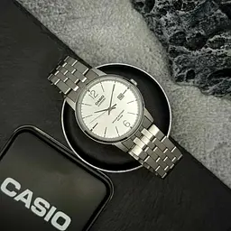 Чоловічий годинник Casio MTS-110D-7A Сріблястий ( AT1141-0119 ) - мініатюра 3