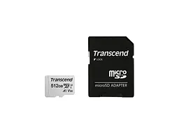Карта пам'яті Transcend microSDXC Class 10 UHS-I (U3) + SD-adapter 512 GB (TS512GUSD300S-A)