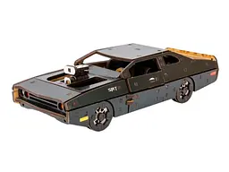 Дерев'яний 3D конструктор Fast Furious, Puzzleоk (Puz-62519), 125 дет. (чорна) - мініатюра 3