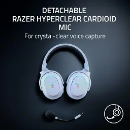 Гарнітура ігрова Razer Barracuda X Chroma BT/WL RGB біла - мініатюра 6
