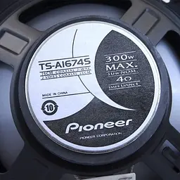 Автомобільна акустика Pioneer TS-A1674S 3-х смугові 16 см 300 Вт чорна - мініатюра 4