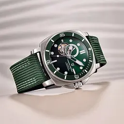 Наручний годинник чоловічий PD-1736 Silver-Green Pagani Design acs0031180 - мініатюра 4