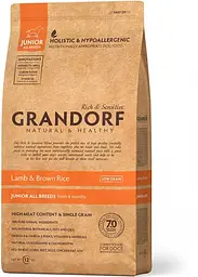 Сухий корм для собак Grandorf Junior ягня з рисом 1 кг (5404009580016)