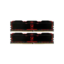Модуль пам'яті для комп'ютера DDR4 32GB (2x16GB) 3200 MHz IRDM Black Goodram (IR-X3200D464L16A/32GDC)