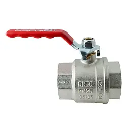 Кран кульовий Ггв Koer Extreme KE.214-50 - 2" FF ручка "важіль" червона KR5749 - мініатюра 2