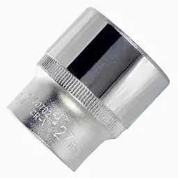 Насадка шестигранна коротка 1/2" 27мм CrV ULTRA (6070272) - мініатюра 6