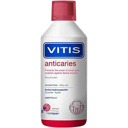 Набір: зубна паста Vitis Anticaries 100 мл + ополіскувач Vitis Anticaries Mouthwash 500 мл - мініатюра 3