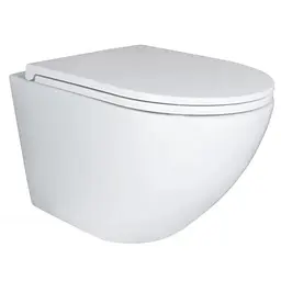 Унітаз підвісний Mixxus Premium Ellipse-0301-T3 495x365x365 мм, система змиву Tornado 3.0 MP6461, Білий