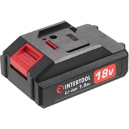 Акумулятор до електроінструмента Intertool 18V 1.5Ah (DT-0316) [89159]