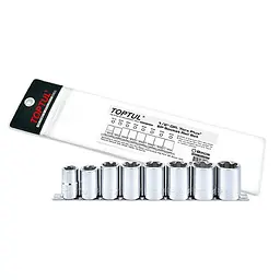 Набір головок Torx Plus EP 1/2" EP18-EP32 8од. Toptul hoz0014580