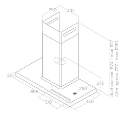 Витяжка Elica BIO BLRO/A 90 ROVERE - мініатюра 6