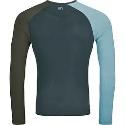 Термокофта Ortovox 120 Comp Light Long Sleeve M L Синій/Сірий (1054-025.001.1167) - мініатюра 2