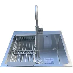 Комплект мийка + змішувач Romzha Arta U-490 (A) - мініатюра 2