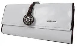 Жіночий шкіряний клатч Giorgio Ferretti 31085H2032 Білий - мініатюра 3