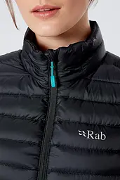 Жилет Rab Microlight Down Vest Women's 8 Чорний - мініатюра 2