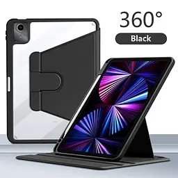 Чохол TPUCristal Pen holder 360 Lenovo Tab M11 TB330 / Xiaoxin Pad 2024 TB331 Чорний - мініатюра 4