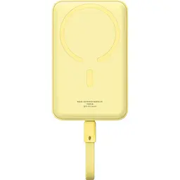 Зовнішній акумулятор Baseus Magnetic Mini 10000mAh 30W Yellow (P1002210BY23-00) [152270] - мініатюра 4