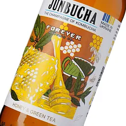 Напій безалкогольний слабогазований Forever Janbucha Honey & Green Tea 0.35 скло - мініатюра 5