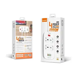 Сетевой фильтр питания LDNIO SC4407Q 4роз. 4USB 2м (SC4407Q) - миниатюра 7