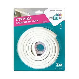 Стрічка захисна на кути MBM Kids 2 м біла (BS-17 WHITE) - мініатюра 3
