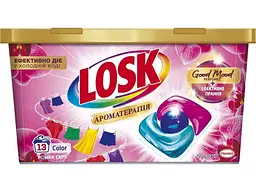 Капсула для прання LOSK Дя всих типів тканин 13шт Ароматерапія Ефірні масла та Малазійська квітка
