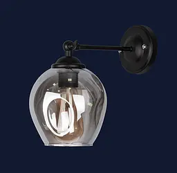 Бра в стилі лофт Levistella 756WPR0231F-1 BK+BK - мініатюра 2