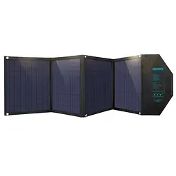 Сонячна панель Choetech 80W DC80W, 5V/2.4A USB + 5V/2.4A QC3.0 + USB-C PD3.0 30W, 158x41см
