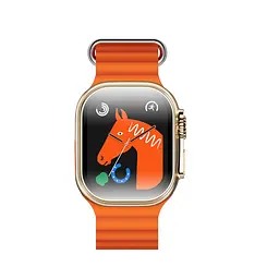 Смарт-годинник W&amp;O X10 Ultra 3 49mm. 300 mAh. IP67 Gold - мініатюра 3