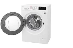 Пральна машина LG з фронтальним завантаженням F0J6NS0W, 6кг, 1000, A+++, Пар, глибина 45см, Дисплей, Інвертор, Білий (F0J6NS0W) - мініатюра 3