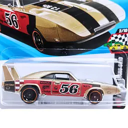 Базова машинка Hot Wheels HW Starting Grid 69 Dodge Charger Daytona золотиста (5785) JJH97-N521 - мініатюра 6