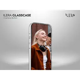 Чохол iLera GlassCase + Camera Button with MagSafe для Apple iPhone Air Frosted (ILGCLCa17Air) [150409] - мініатюра 10
