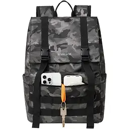 Рюкзак Rivacase Sherwood 7621 15.6` Grey Camo [143667] - мініатюра 3