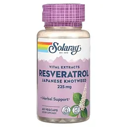 Ресвератрол Resveratrol Japanese Knotweed 225 mg 60 капсул Solaray vit0005013