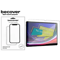 Скло захисне BeCover Samsung Galaxy Tab S10 FE (SM-X520/SM-X526) 10.9" (713256)