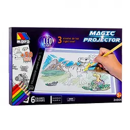 Дитячий LED-планшет для малювання Magic Projector, Molto (24064) Molto art24064 - мініатюра 2