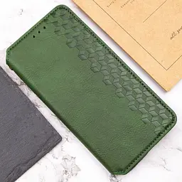Шкіряний чохол-книжка GETMAN Cubic (PU) для Xiaomi Poco F5 Pro Зелений - мініатюра 8