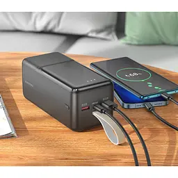 Зовнішній акумулятор Borofone Creed BJ33D 50000mAh 22.5W Black [109481] - мініатюра 4
