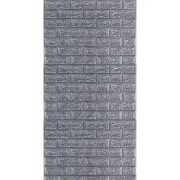 R017-2 Панель стінова Sticker Wall в рулоні 3D 700х3080х2мм Сірий Цегла D SW-00002535